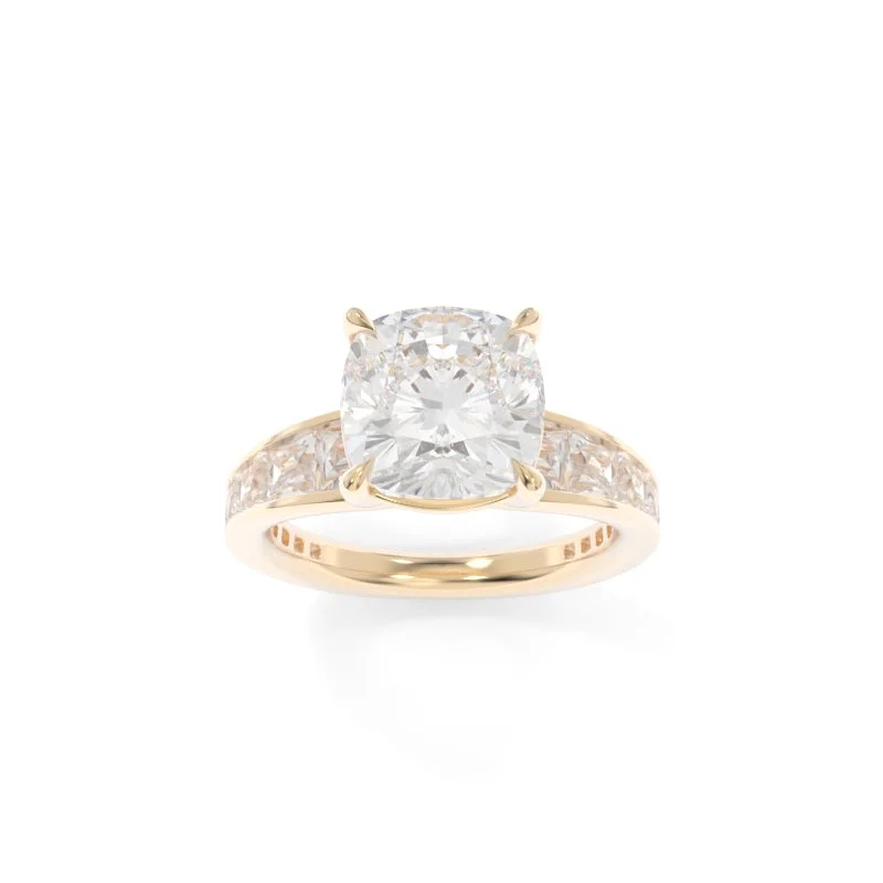 engagement rings with beautiful gemstones for women -Arden Ring Cushion