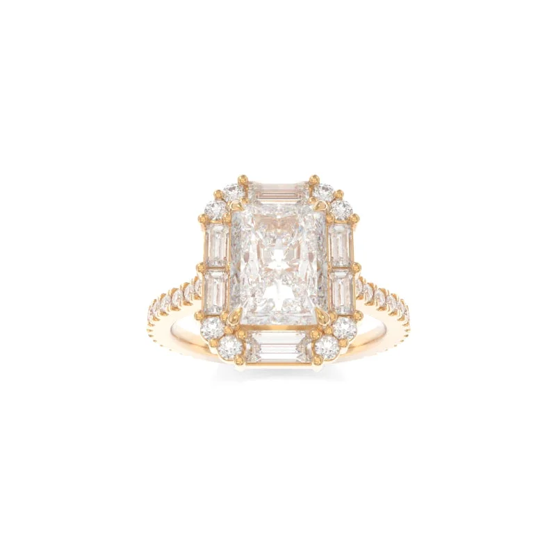 custom made engagement rings for women -Cordelia Ring Radiant