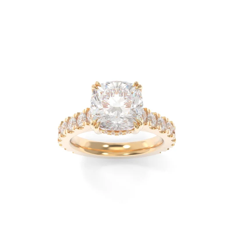 engagement rings with unique settings for women -Sloan Ring Cushion