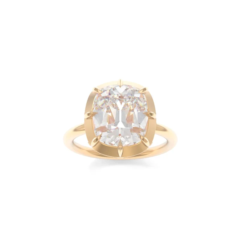 antique engagement rings for women -Colette Ring Old Mine Cushion