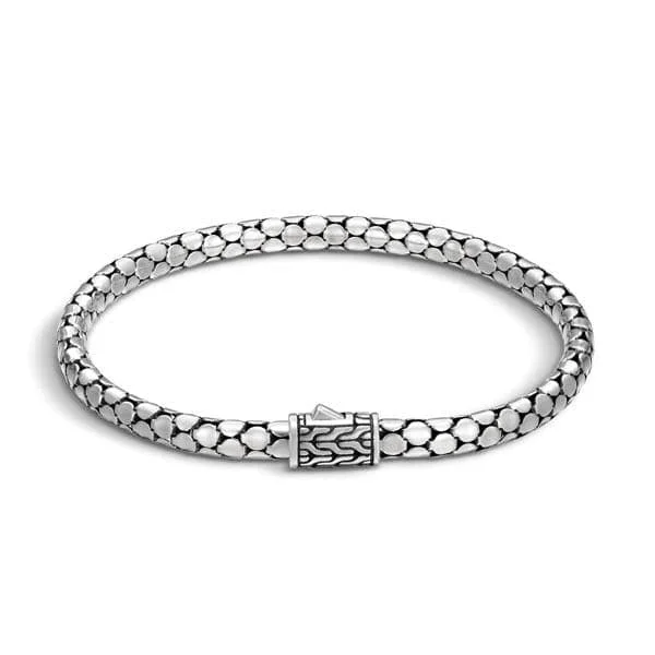 women’s designer bracelets -JOHN HARDY Sterling Silver Dot Chain Bracelet