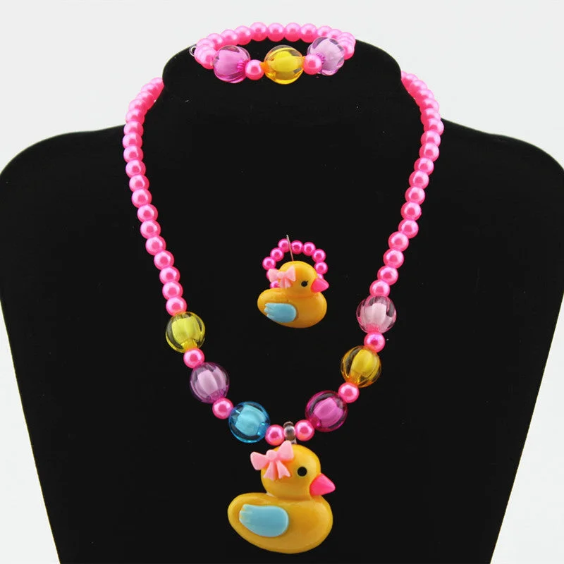 Small Yellow Duck (Rose Red)