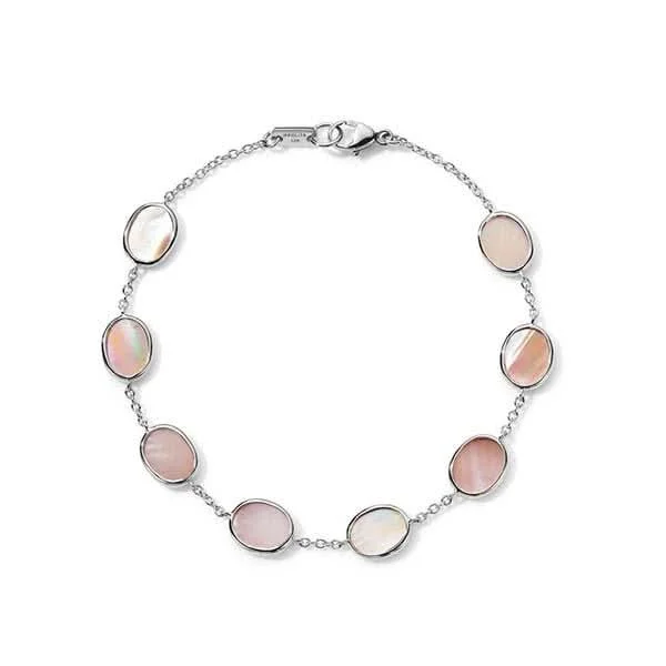 women’s colorful gemstone bangles -IPPOLITA Polished Rock Candy Mother of Pearl Bracelet