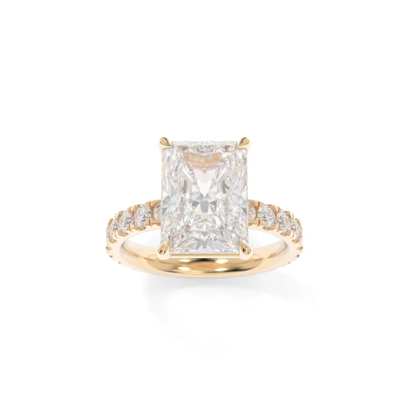 round cut engagement rings for women -Sinclair Ring Radiant