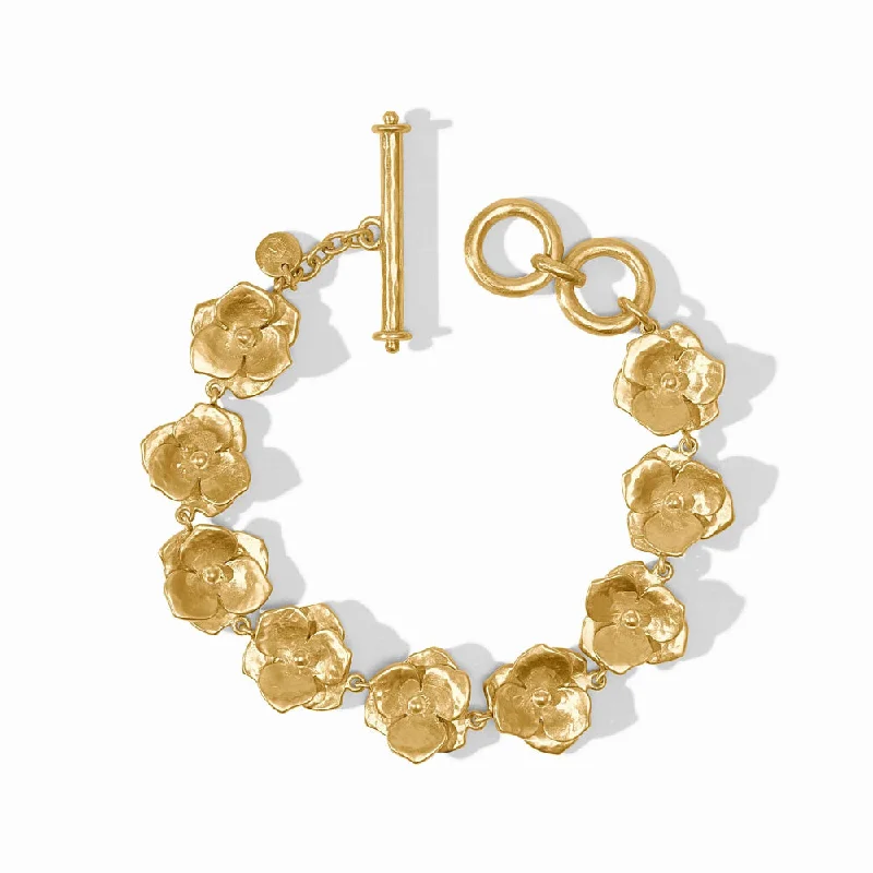 luxury charm bangles for women -Julie Vos Bloom Bracelet