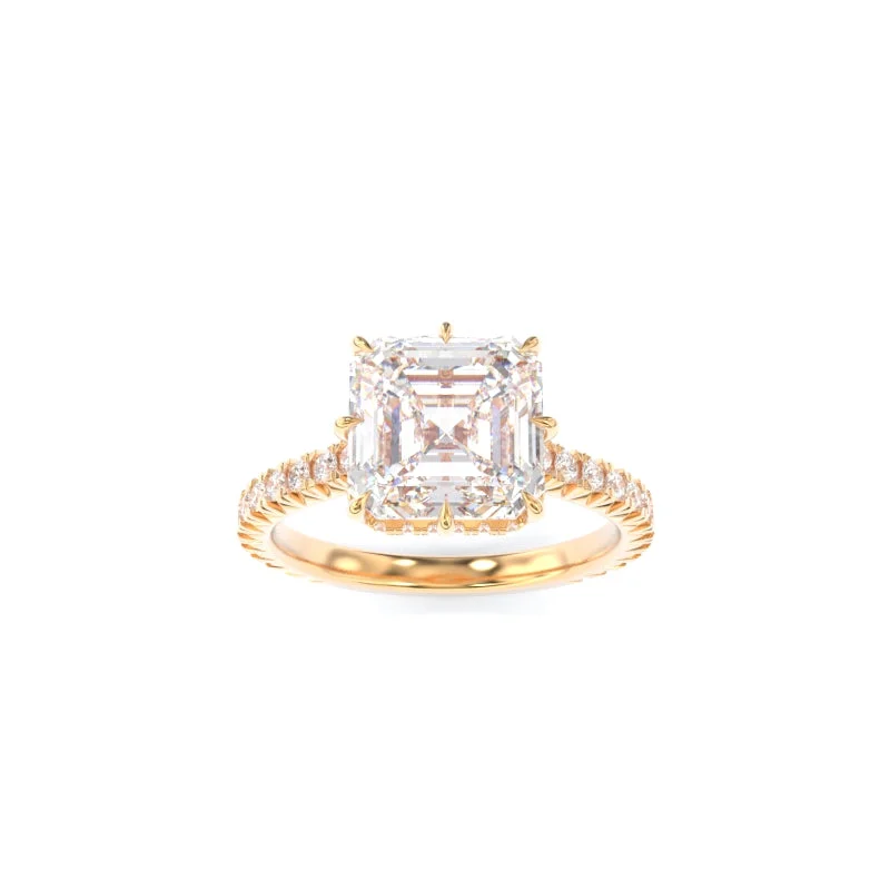 custom made engagement rings for women -LynnieBeth Ring Asscher