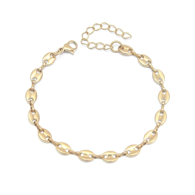 Pig Nose Bracelet Gold