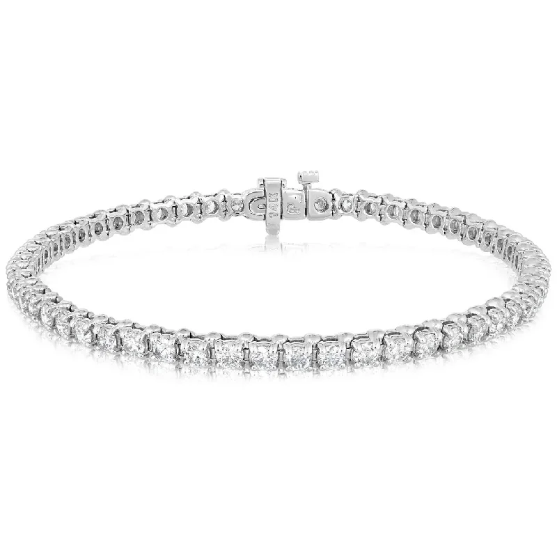 double-band bracelets for women -5.00 Carat Diamond Bracelet