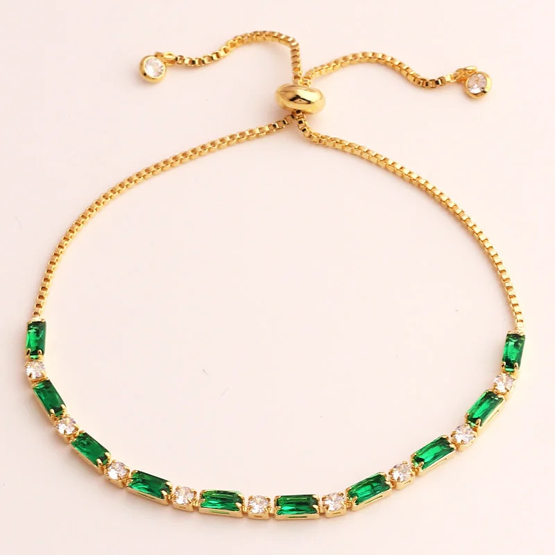 Green Stretch Bracelet