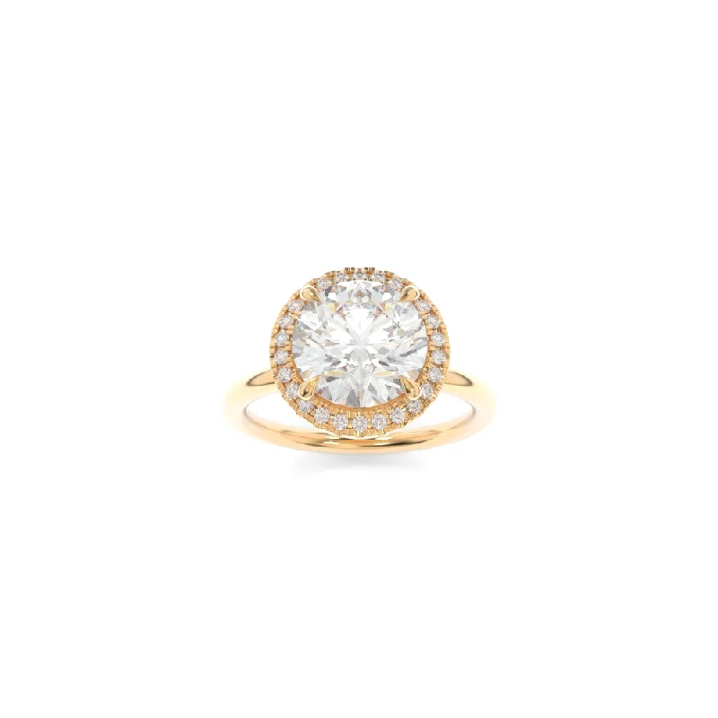 classic solitaire engagement rings for women -Alexis Solitaire Round