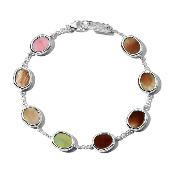 women’s wrist bangles -IPPOLITA Polished Rock Candy Brown Shell Bracelet