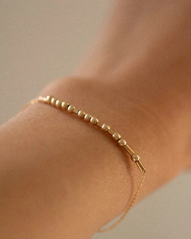 women’s tennis bangles -Morse Code Bracelet