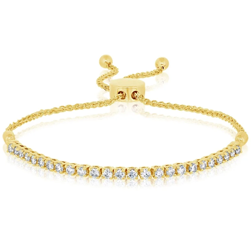 chain bracelets for women -1 Carat Diamond Bolo Bracelet