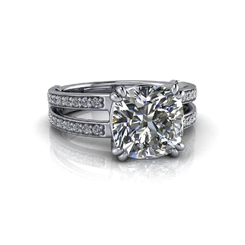 high-quality engagement rings for women -Scarlett No. 1 Moissanite Ring