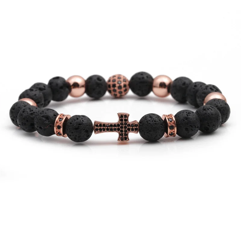 Volcanic Rock Rose Gold