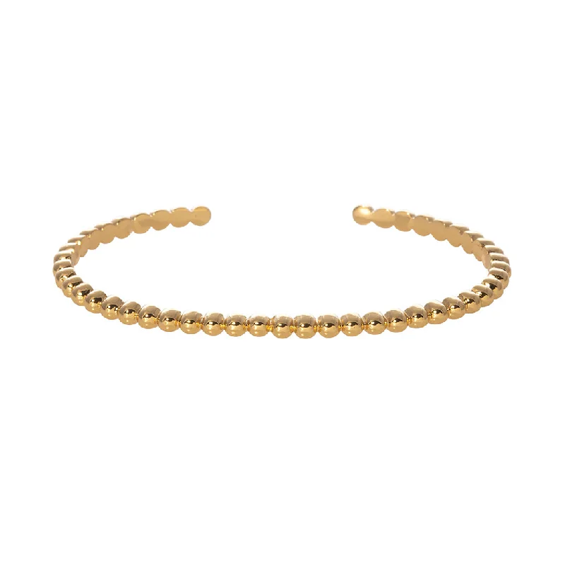 delicate bracelets for women -Goldbug Lowcountry Caviar Cuff