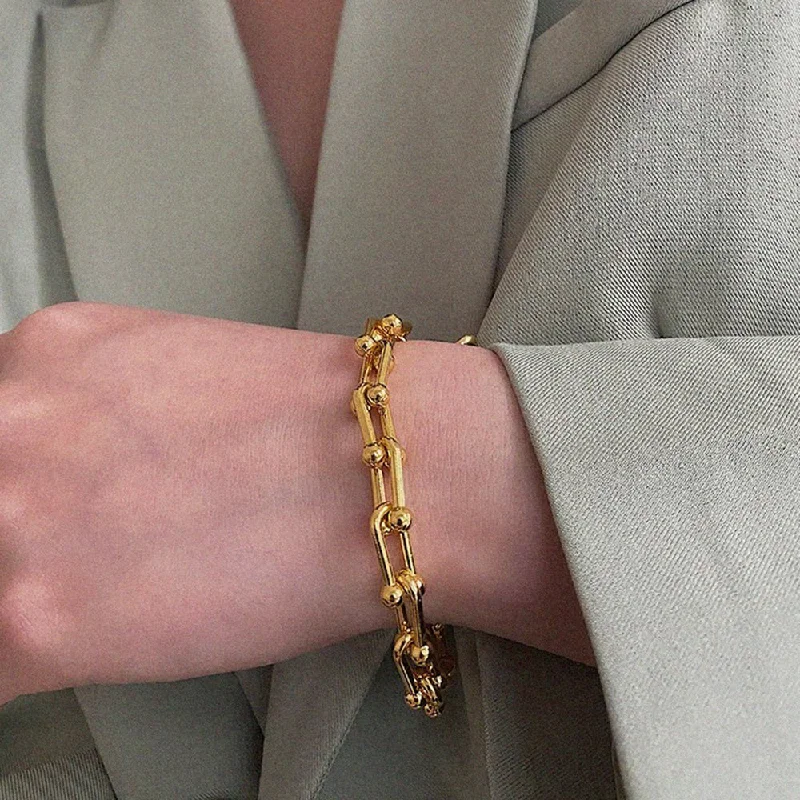 Gold Bracelet 18 plus 5cm