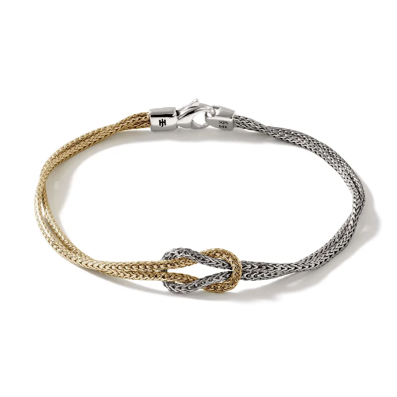 elegant tennis bracelets for women -Love Knot Bracelet