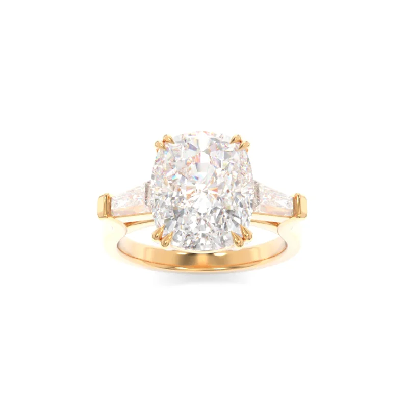 platinum engagement rings for women -Scarlett Ring Elongated Cushion