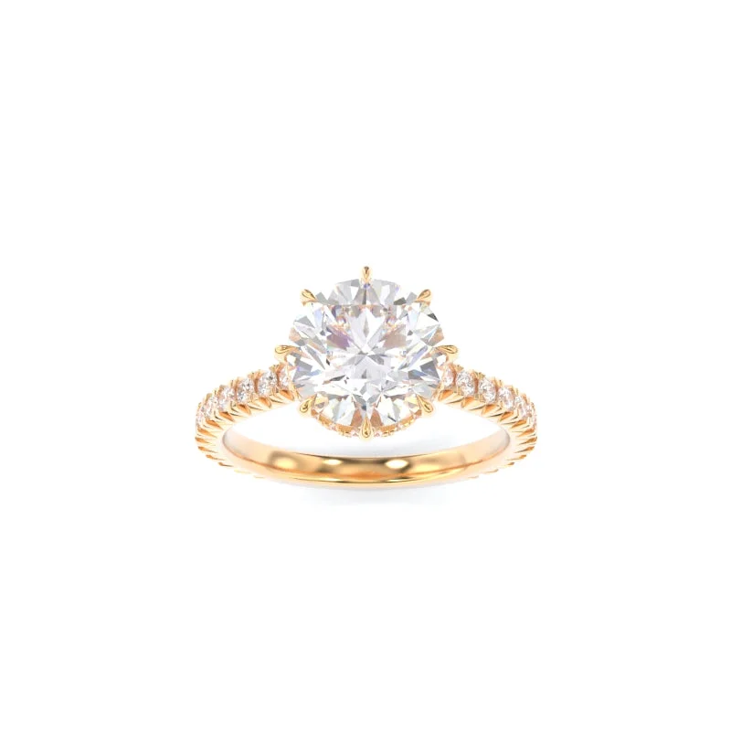 contemporary engagement rings for women -LynnieBeth Ring Round