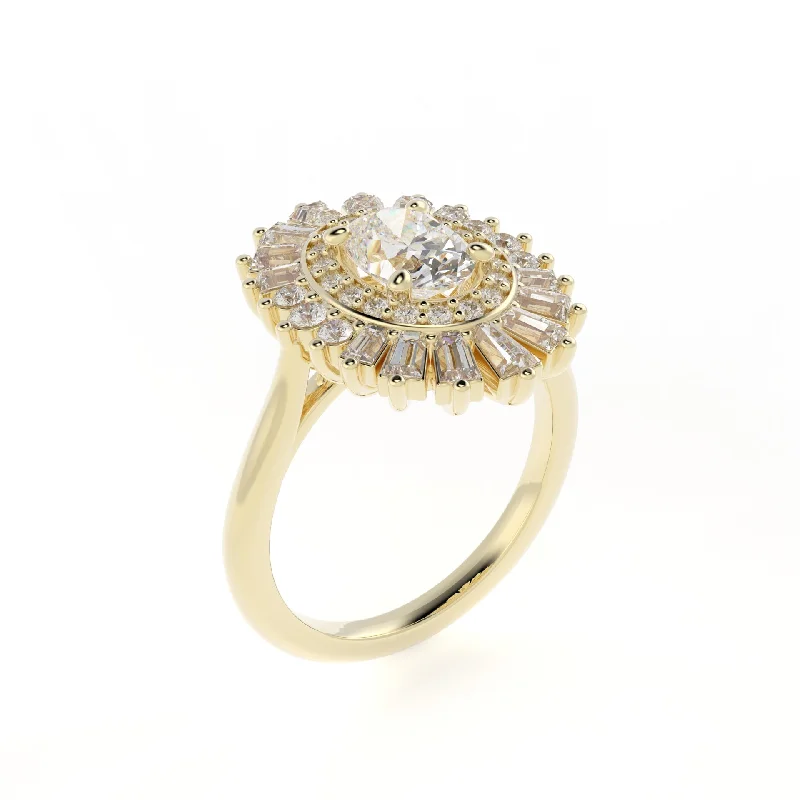 non-traditional engagement rings for women -The Ballerina