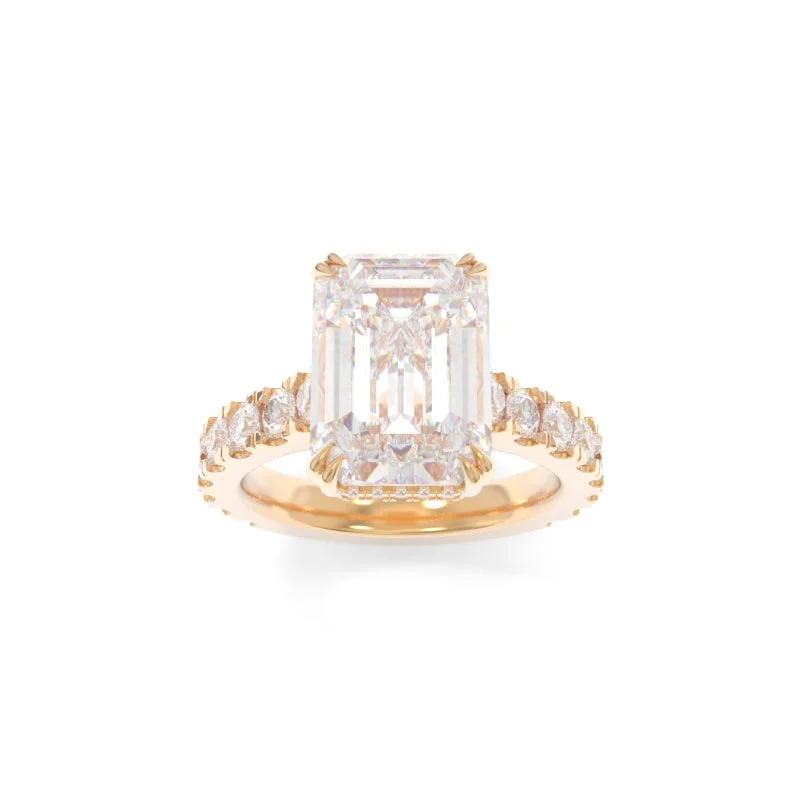 trendy engagement rings for women -Sloan Ring Emerald