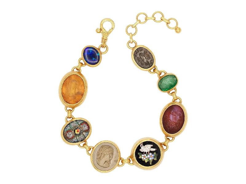 pearl bangles for women -Antiquities Cameo Bracelet