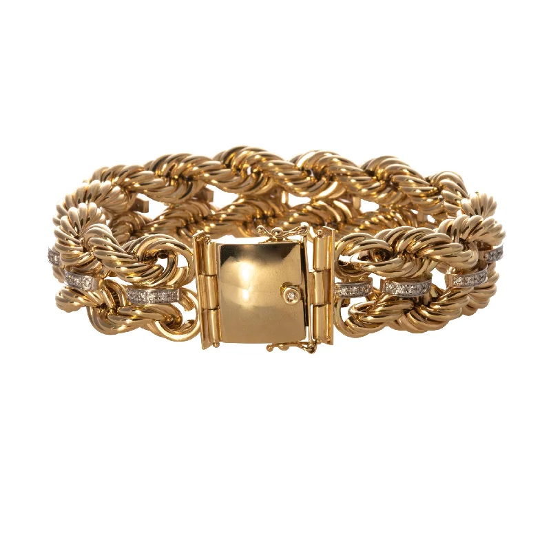 dainty bracelets for women -The Club Bracelet with Diamonds