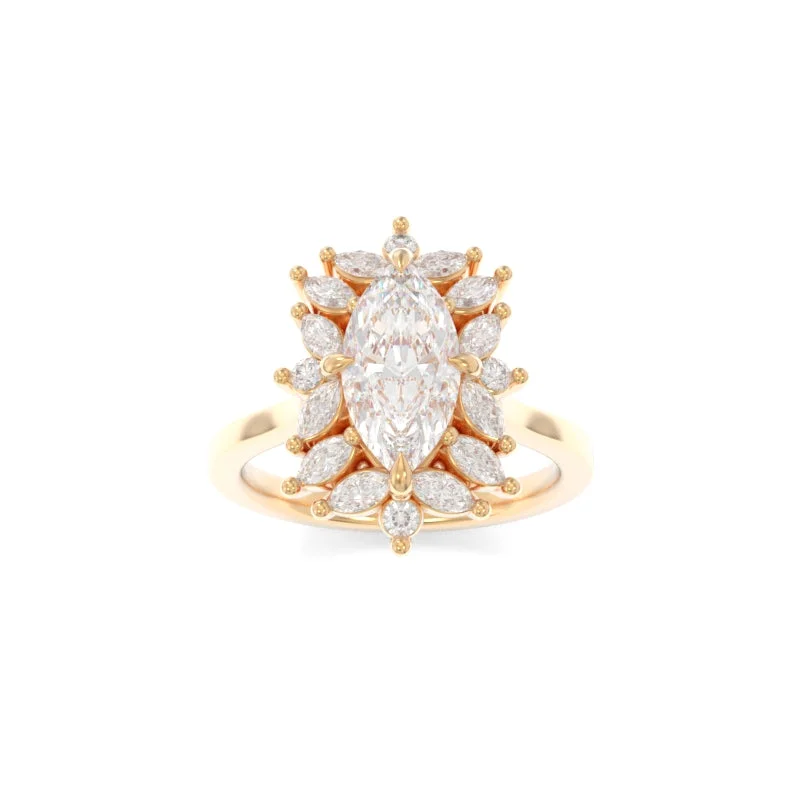 simple engagement rings for women -Wilma Ring Marquise