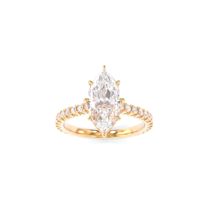 elegant engagement rings for women -LynnieBeth Ring Marquise