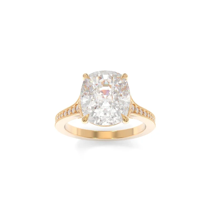 engagement rings with radiant cut diamonds for women -Viola Ring Elongated Cushion