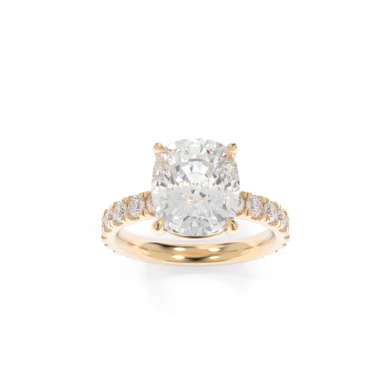 white gold engagement rings for women -Sinclair Ring Elongated Cushion