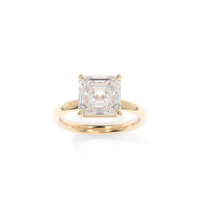 non-traditional engagement rings for women -Sinclair Solitaire Asscher