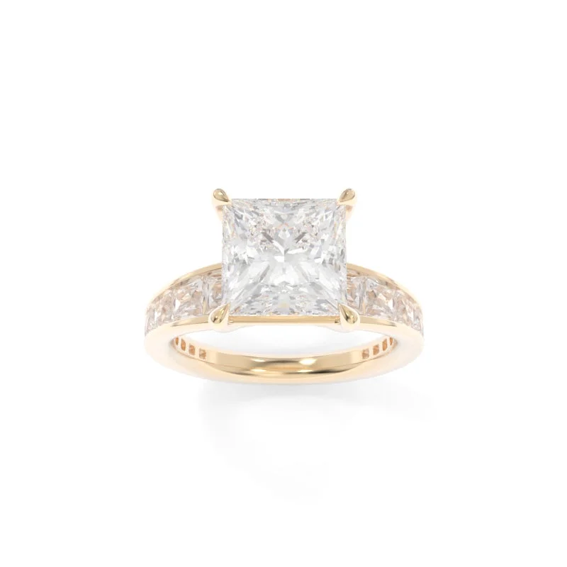 unique diamond engagement rings for women -Arden Ring Princess