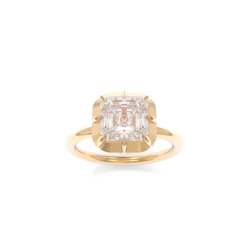 luxury engagement rings for women -Colette Ring Asscher