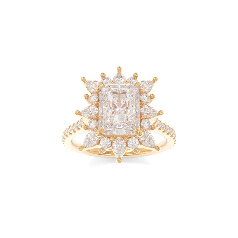 contemporary engagement rings for women -Loretta Ring Radiant