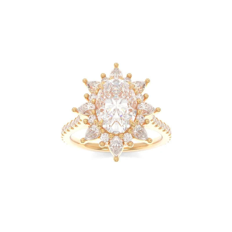 wedding and engagement rings for women -Loretta Ring Oval