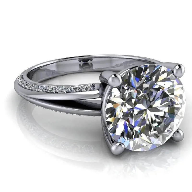 vintage engagement rings for women -Ferna No. 1 Moissanite Ring