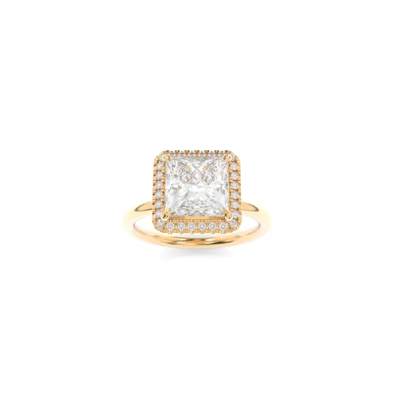 engagement rings with vintage designs for women -Alexis Solitaire Princess