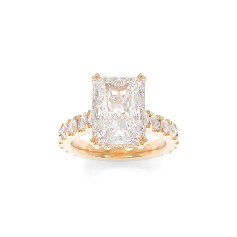 classic solitaire engagement rings for women -Sloan Ring Radiant