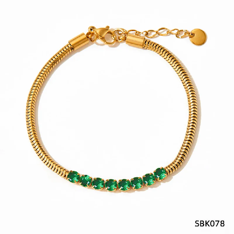 Sbk078 Bracelet Green