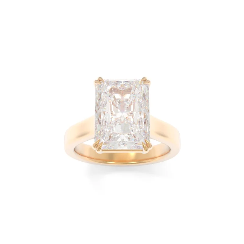 yellow gold engagement rings for women -Sloan Solitaire Radiant