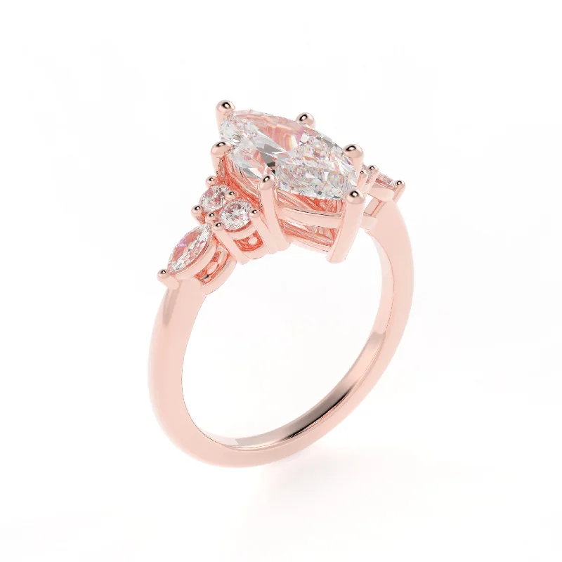 14K Rose gold