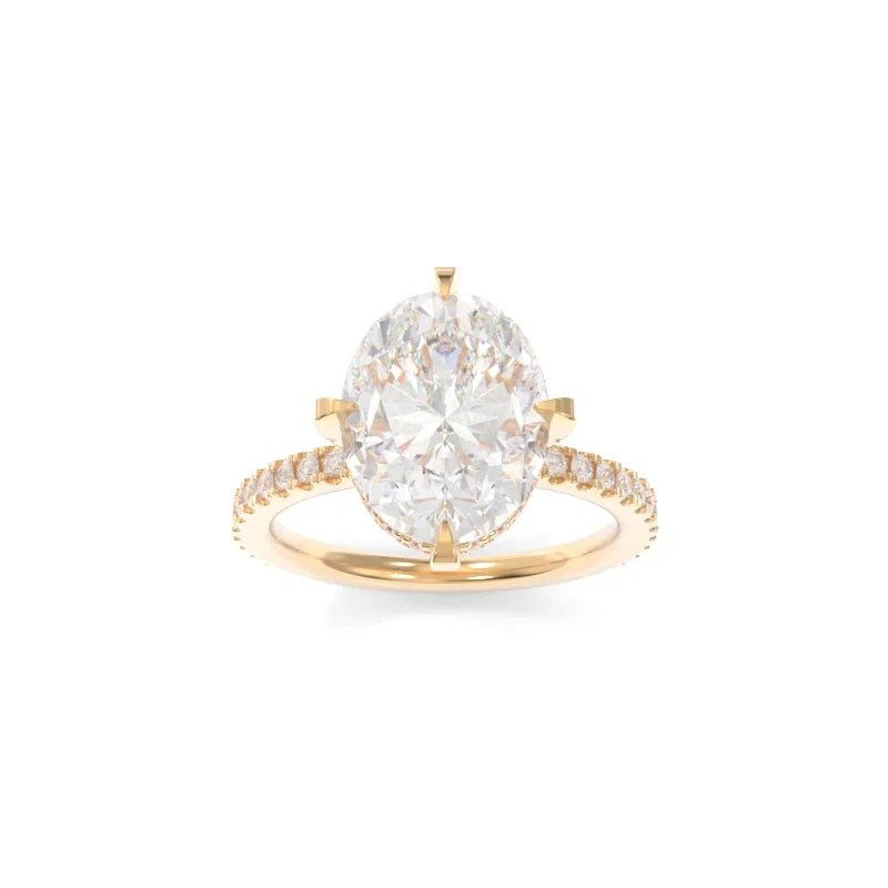 cushion cut engagement rings for women -Natasha Ring Oval