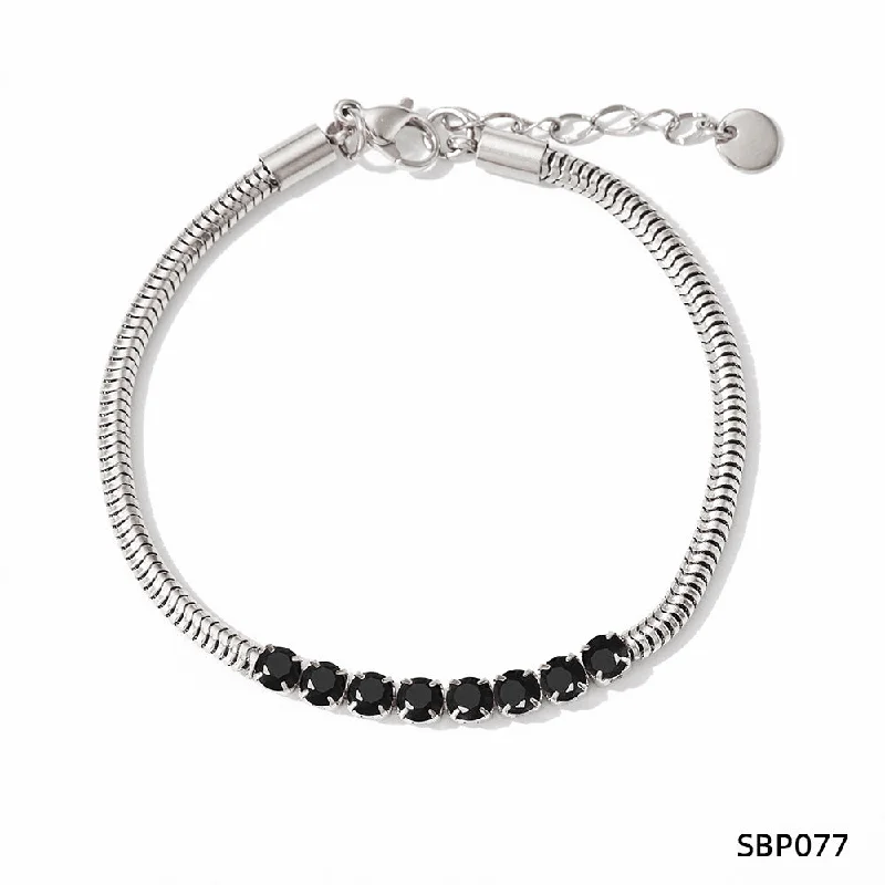 Sbp077 Bracelet Black