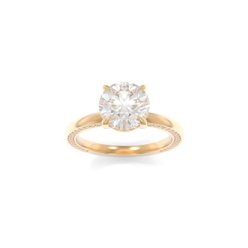 non-traditional engagement rings for women -Olivia Ring Round