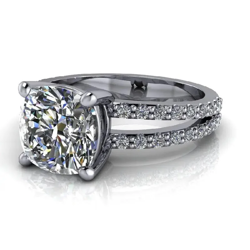 elegant engagement rings for women -Kate No. 1 Moissanite Ring