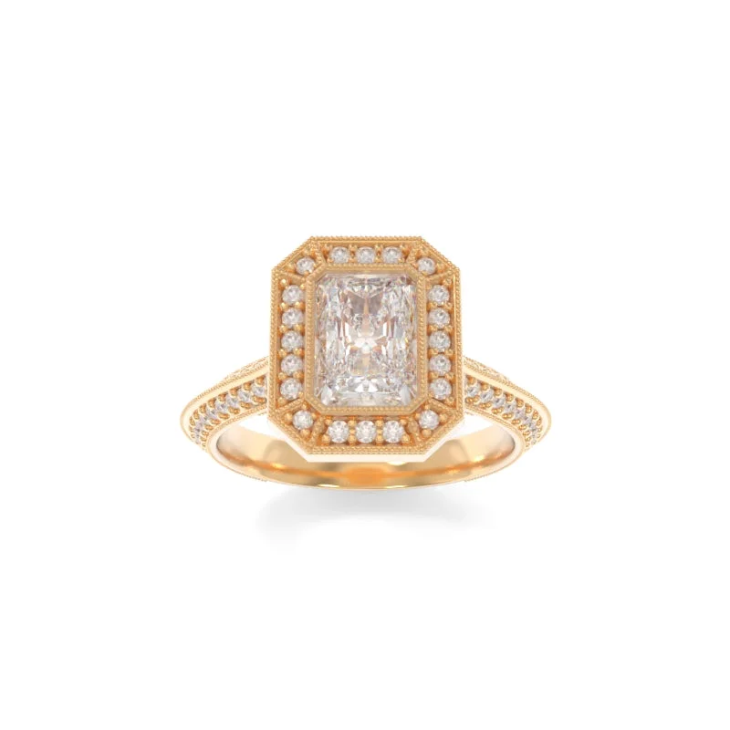 vintage engagement rings for women -Octavia Ring Radiant