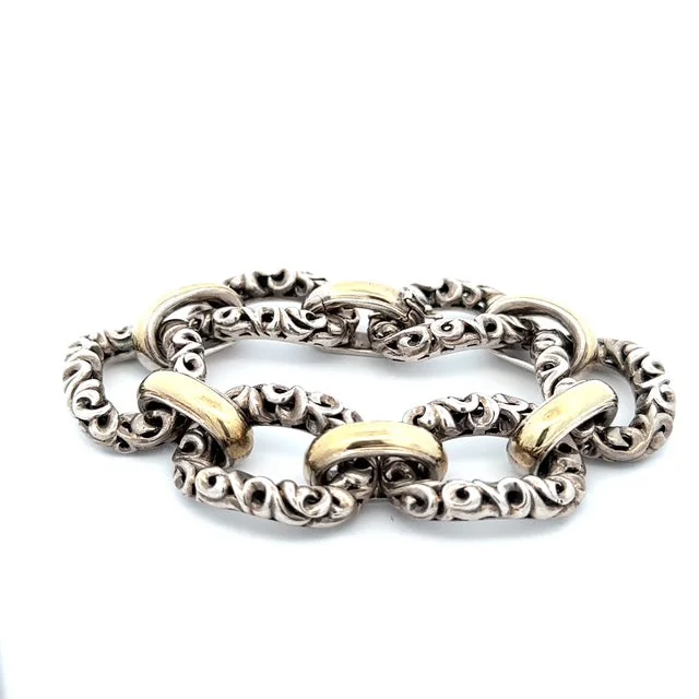 women’s stackable bangles -Estate Charles Krypell Ivy Collection Bracelet