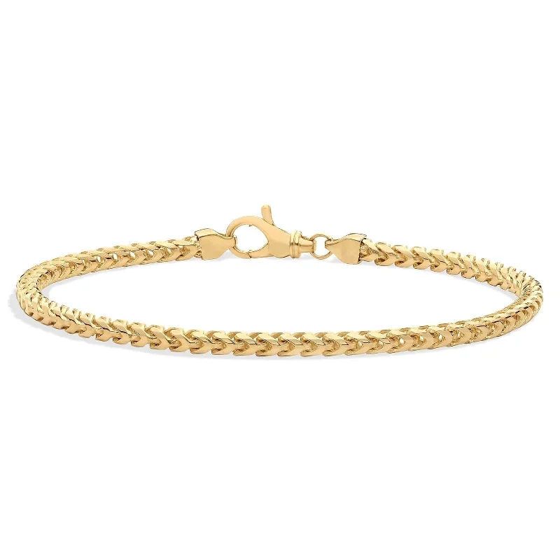 tennis bracelets for women -3mm Franco Chain Bracelet